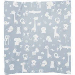 Alvi Cambiador 2 Lados Cuña Laminada Animales Del Zoo Azul Empolvado 68 X 60 Cm -Tienda De Mesa De Pañales alvi cambiador 2 lados cuna laminada animales del zoo azul empolvado 68 x 60 cm a261866 2