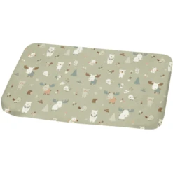 Tienda De Mesa De Pañales 19 Alvi ® Cambiador Con Funda De Tela Baby Forest 70 X 85 Cm