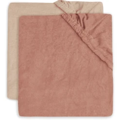 Jollein Pack 2 Fundas Cambiador 50x70cm Rizo - Palo De Rosa