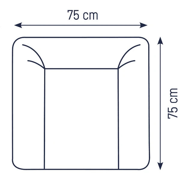 JULIUS ZÖLLNER Cambiador Softy Rosalie 75 x 75 cm JULIUS ZÖLLNER Cambiador Softy Rosalie 75 X 75 Cm -Tienda De Mesa De Pañales julius zoellner cambiador softy rosalie 75 x 75 cm a302459 4