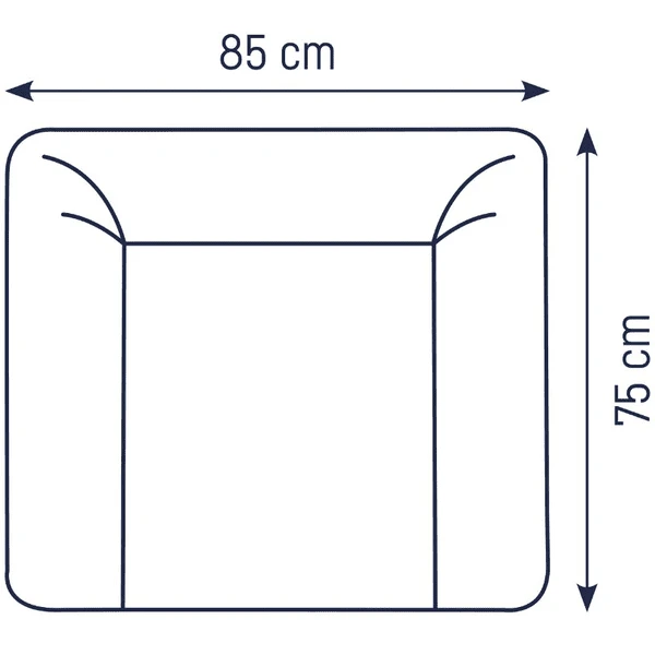 JULIUS ZÖLLNER Funda cambiador muselina canela 85 x 75 cm JULIUS ZÖLLNER Funda Cambiador Muselina Canela 85 X 75 Cm -Tienda De Mesa De Pañales julius zoellner funda cambiador muselina canela 85 x 75 cm a388897 1