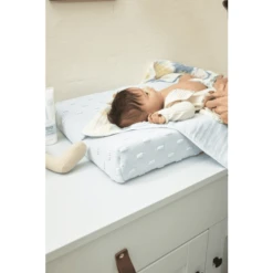 Meyco Funda Para El Cambiador Knots Light Blue -Tienda De Mesa De Pañales meyco funda para el cambiador knots light blue a359255 4