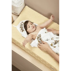 Meyco Funda Para El Cambiador Knots Soft Yellow -Tienda De Mesa De Pañales meyco funda para el cambiador knots soft yellow a359254 3