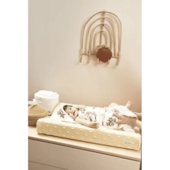 Meyco Funda Para El Cambiador Knots Soft Yellow -Tienda De Mesa De Pañales meyco funda para el cambiador knots soft yellow a359254 4