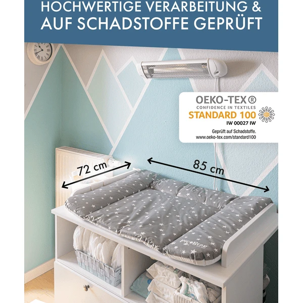 pic Bear Cambiador 72x85cm lunares gris blanco Pic Bear Cambiador 72x85cm Lunares Gris Blanco -Tienda De Mesa De Pañales pic bear cambiador 72x85cm lunares gris blanco a409661 4