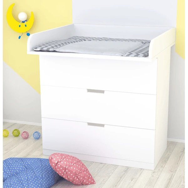 Polini Cambiador infantil para IKEA Malm Hemnes y Nordli blanco Polini Cambiador Infantil Para IKEA Malm Hemnes Y Nordli Blanco -Tienda De Mesa De Pañales polini cambiador infantil para ikea malm hemnes y nordli blanco a375762 3
