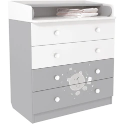 Polini Kids Mueble Cambiador French Teddy 1580 Blanco-gris 5 Polini Kids Mueble Cambiador French Teddy 1580 Blanco-gris -Tienda De Mesa De Pañales polini kids mueble cambiador french teddy 1580 blanco gris a272386 3