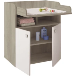 Polini Kids Mueble Cambiador Simple 1270 Olmo Blanco -Tienda De Mesa De Pañales polini kids mueble cambiador simple 1270 olmo blanco a260982 4