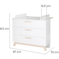 Roba Cambiador Mueble Clara Ancho 6 Roba Cambiador Mueble Clara Ancho -Tienda De Mesa De Pañales roba cambiador mueble clara ancho a363706 4