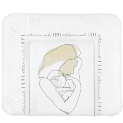 Rotho Babydesign Rotho Cambiador Ancho Motiv Line-Art Eternal Love 85 X 72 X 5 Cm