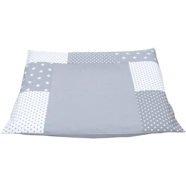 Ullenboom Patchwork Cubrecambiador estrellas gris 75x85 cm Ullenboom Patchwork Cubrecambiador Estrellas Gris 75x85 Cm -Tienda De Mesa De Pañales ullenboom patchwork cubrecambiador estrellas gris 75x85 cm a279607 1